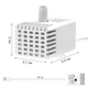 Насос для поилки-фонтана NPET WF210, WF020, WF050TP с подсветкой и автоматическим отключением (DF-104 Sensor LED) - изображение 4