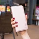 Чохол книжка для Xiaomi Redmi Note 14S та Xiaomi Redmi Note 13 Pro (Redmi Note 13 Pro 4G) магніт хлястик прошита Binfen flip pink - зображення 5