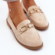 Loafersy damskie Misal 39 Beżowe (5905677080742) - obraz 4