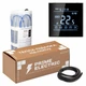 Комплект теплої підлоги Prime Electric PM-175 6 м² 1050 Вт нагрівальний мат з сенсорним Wi-Fi терморегулятором чорним (10175-K0267) - зображення 1