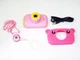 Цифровой детский фотоаппарат Teddy GM-24 мишка Smart Kids Camera Розовый - изображение 7