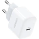 Мережевий зарядний пристрій UGREEN CD241 Mini PD 20W Fast Charger USB Type-C White (10220) - зображення 2