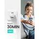 Мережевий зарядний пристрій UGREEN CD241 Mini PD 20W Fast Charger USB Type-C White (10220) - зображення 3