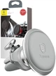 Авто-держатель Baseus Magnetic Air Vent Car Mount With Cable Clip (SUGX020012) светло серый - изображение 2