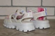 Босоножки с голографическими вставками Lilin shoes L202-6 35 (22,5 см) белые - изображение 7