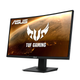 Монітор Asus 23.6" TUF Gaming VG24VQE 2xHDMI, DP, VA, 165Hz, 1ms, CURVED, FreeSync (90LM0575-B01170) - изображение 4