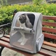 Рюкзак-переноска для кошек и собак 41х28х35 CosmoPet CP-42 Gray - изображение 7