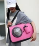 Сумка переноска для кошек и грызунов с иллюминатором CosmoPet 43х20х28 см CP-14 Pink - изображение 5