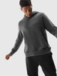 Худи мужское 4F Sweatshirt M685 4FAW23TSWSM685-20S XL Серое (5904698493067) - изображение 4