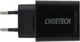 Мережевий зарядний пристрій Choetech 2xUSB-A 11W Black (C0028) - зображення 2