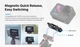 Кріплення Ulanzi Falcam F22 GoPro для DJI з магнітною основою Action Mount 3235 - зображення 9