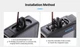 Кріплення Ulanzi Falcam F22 GoPro для DJI з магнітною основою Action Mount 3235 - зображення 14