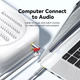 Кабель аудіо Essager 3.5 mm to 2RCA кутовий стереорозгалужувач 3 м Grey (EYPWT-MYC0G-P) - зображення 7