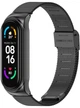 Металлический ремешок миланское плетение Mi Jobs Milano CS для фитнес браслета Xiaomi Mi Band 5/6 Черный (mrk3776) - изображение 1