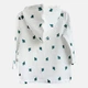 Детское муслиновое пончо для мальчика Babydream 54tsmall 68 см Белое (ROZ6501037616) - изображение 2