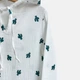 Детское муслиновое пончо для мальчика Babydream 54tsmall 68 см Белое (ROZ6501037616) - изображение 3