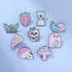 Комплект значков BROCHE брошки бижутерия Halloween Skull Series разноцветный BRGV114162 - изображение 5