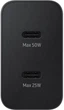 Ładowarka sieciowa Samsung 50 W Power Adapter Type-C Cable Black (EP-T5020XBEGEU) - obraz 3