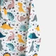 Детское муслиновое пончо для мальчика Babydream 64tsmall 80 см Белое (ROZ6501037670) - изображение 3