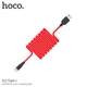 Hoco X21 силіконовий кабель для зарядки type-c black&red - изображение 3