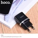 Hoco C12 СЗУ блок Smart 2USB 2.4A + кабель iPhone чорний - зображення 9
