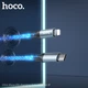 Hoco U112 кабель для зарядки и передачі даних Shine PD для Iphone Type-C Lighting grey - изображение 5