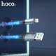 Hoco U112 кабель для заряджання та передачі даних Hoco U112 Shine для Iphone USB Lighting grey - зображення 5