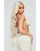 Топ бежевий на завʼязках в рубчик 3XL PrettyLittleThing - изображение 3