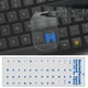 Наклейки на клавіатуру Munbi Clear Blue (36549) - зображення 1