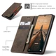 Чохол книжка з магнітом Xiaomi Redmi Note 13 Pro 5G CaseMe Dark Brown (35387-05) - зображення 3