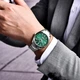 Чоловічий наручний годинник Pagani Design PD-1688 Silver-Green - изображение 3