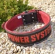 Пояс для тяжелой атлетики L Power system Черно-красный (2000002926528) - изображение 3