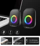 Компьютерная акустика колонки для пк Kisonli X7 с RGB подсветкой 6W - изображение 11