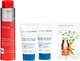 Zestaw do pielęgnacji twarzy Clarins Men Energizing Żel do twarzy 50 ml + Szampon 30 ml + Żel do mycia twarzy 30 ml + Serum do skóry wokół oczu 0.9 ml + Kosmetyczka (3666057239991) - obraz 3