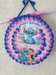 Піньята Ліло і Стіч "Lilo & Stitch" синє-рожева 38*38*10 + палиця для розбиття - зображення 3