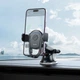 Автотримач для телефону HOCO H5 Integrity one-key car holder(center console) Black (6931474790934) - зображення 7