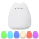 Светильник для детей Котик BRB Little Cat Cиликоновый ночник на батарейках Разноцветный Design03 - изображение 5