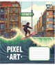 Набір зошитів учнівських YES Pixel art А5 12 аркушів Клітка х 25 шт (4823092286246) - зображення 4