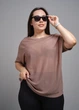 Футболка жіноча 343011 One size Fashion Бежевий - зображення 1
