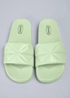 Шлепанцы женские 343539 р.41 (24,5) Fashion Зеленый - изображение 4
