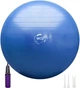 Мяч для фитнеса (фитбол) WCG 55 Anti-Burst 300кг Голубой + насос - изображение 1