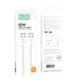 Data-кабель Hoco X104 Source 60W 3A Type-C to Type-C 2m, Green - изображение 2