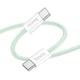 Data-кабель Hoco X104 Source 60W 3A Type-C to Type-C 1m, Green - зображення 1