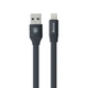 Кабель usb baseus calmbj-b lightning 23см черный - изображение 1