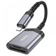 Перехідник Hoco UA25 2-in-1 card reader Lightning Колір Сірий - зображення 5