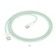 Data-кабель Hoco X104 Source 60W 3A Type-C to Type-C 1m, Green - зображення 3