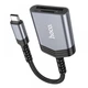 Переходник Hoco UA25 2-in-1 card reader Type-C Цвет Серый - изображение 6