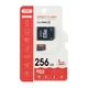 Карта Памяти XO MicroSDXC 256gb 10 Class & Adapter Цвет Черно-Красный - изображение 2