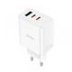 Мережевий Зарядний Пристрій Hoco C126A Pure PD+QC 40W(2C1A) Колір Білий - зображення 4