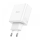 Мережевий Зарядний Пристрій Hoco C126A Pure PD+QC 40W(2C1A) Колір Білий - зображення 5